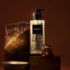 NEST New York texture lather detail revealing creamy foam and gentle cleansing action