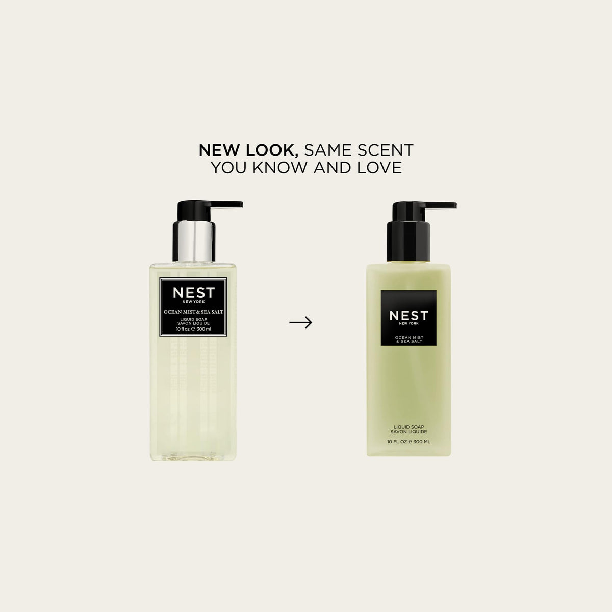 NEST New York pump detail for easy dispensing and controlled use