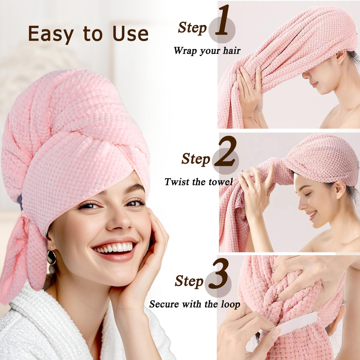 Netcken elastic loop detail highlighting secure twist‑and‑tuck convenience