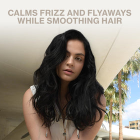 NEUMA before and after view illustrating reduced frizz and shine