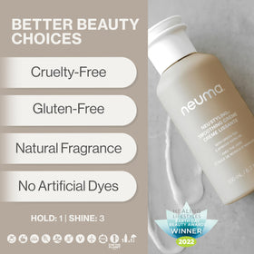 NEUMA ingredients Shea Butter and Apricot Kernel Oil for moisturization