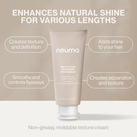 NEUMA ingredients label closeup highlighting green tea and apricot kern benefits