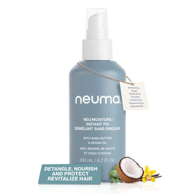 Neuma front packaging showing bottle and clean branding benefit: clear product identity