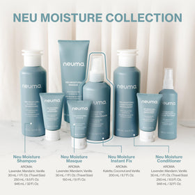 Neuma in-hand use demonstrating easy application and salon-style convenience
