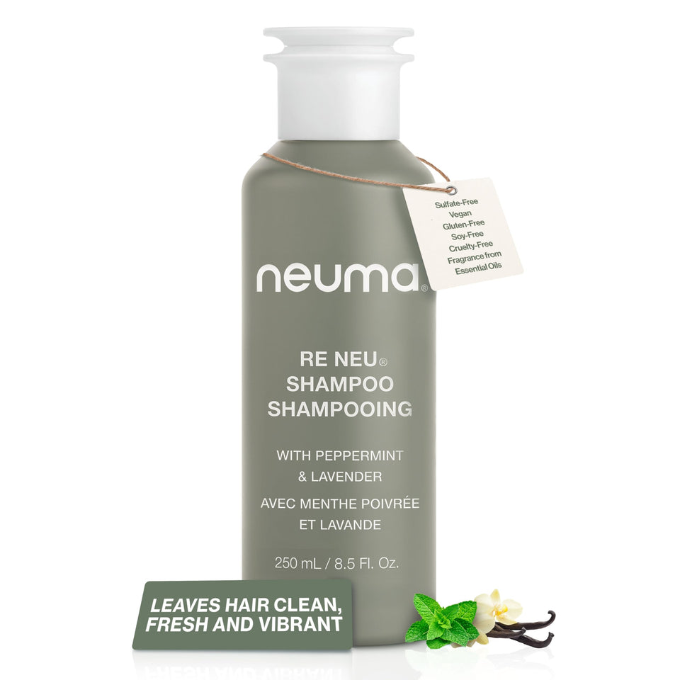 Neuma front packaging showing bottle and label, clear product identity and benefit