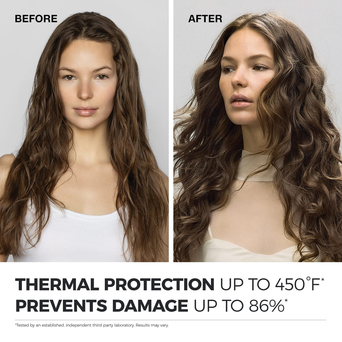 Neuro Prime applied during blow-dry, demonstrating smoother styling with less friction