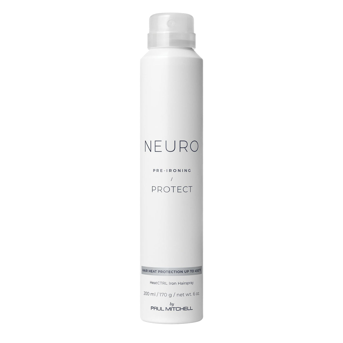 Neuro front packaging showing product benefits and size for styling convenience