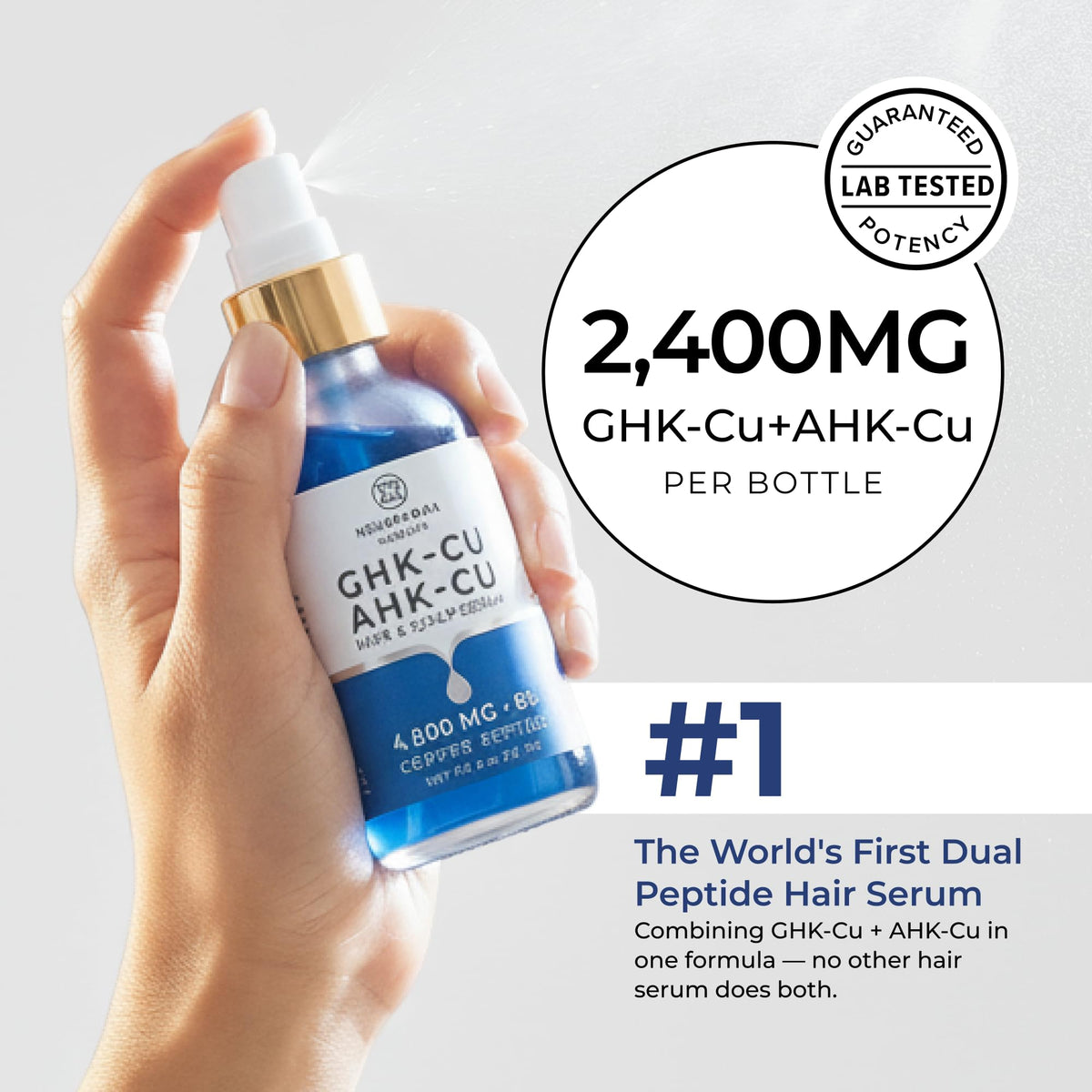Neurogan water-drop texture on skin highlighting fast absorption