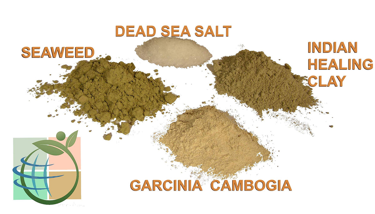 Neutripure powder texture close-up highlights fine seaweed clay blend