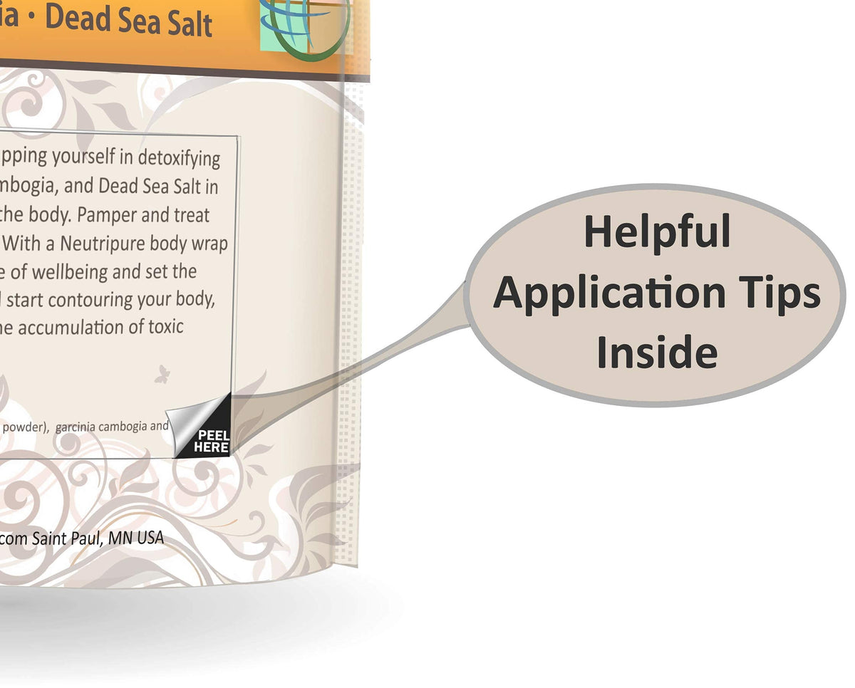 Neutripure scale and tools layout illustrates full-body treatment preparation