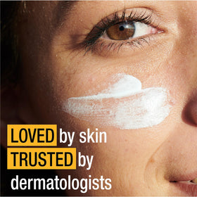 Neutrogena Age Shield label close-up highlighting active filters and PABA-free formula