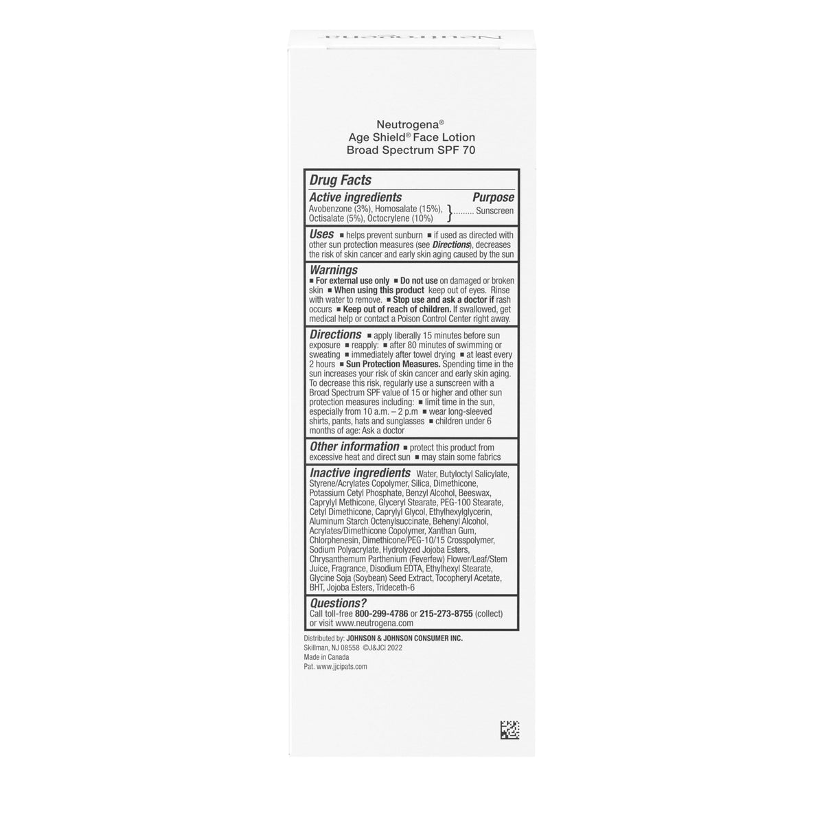 Neutrogena Age Shield used during outdoor activity for sun defense