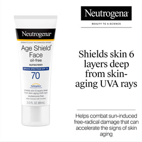 Neutrogena Age Shield dispensing from tube shows easy application