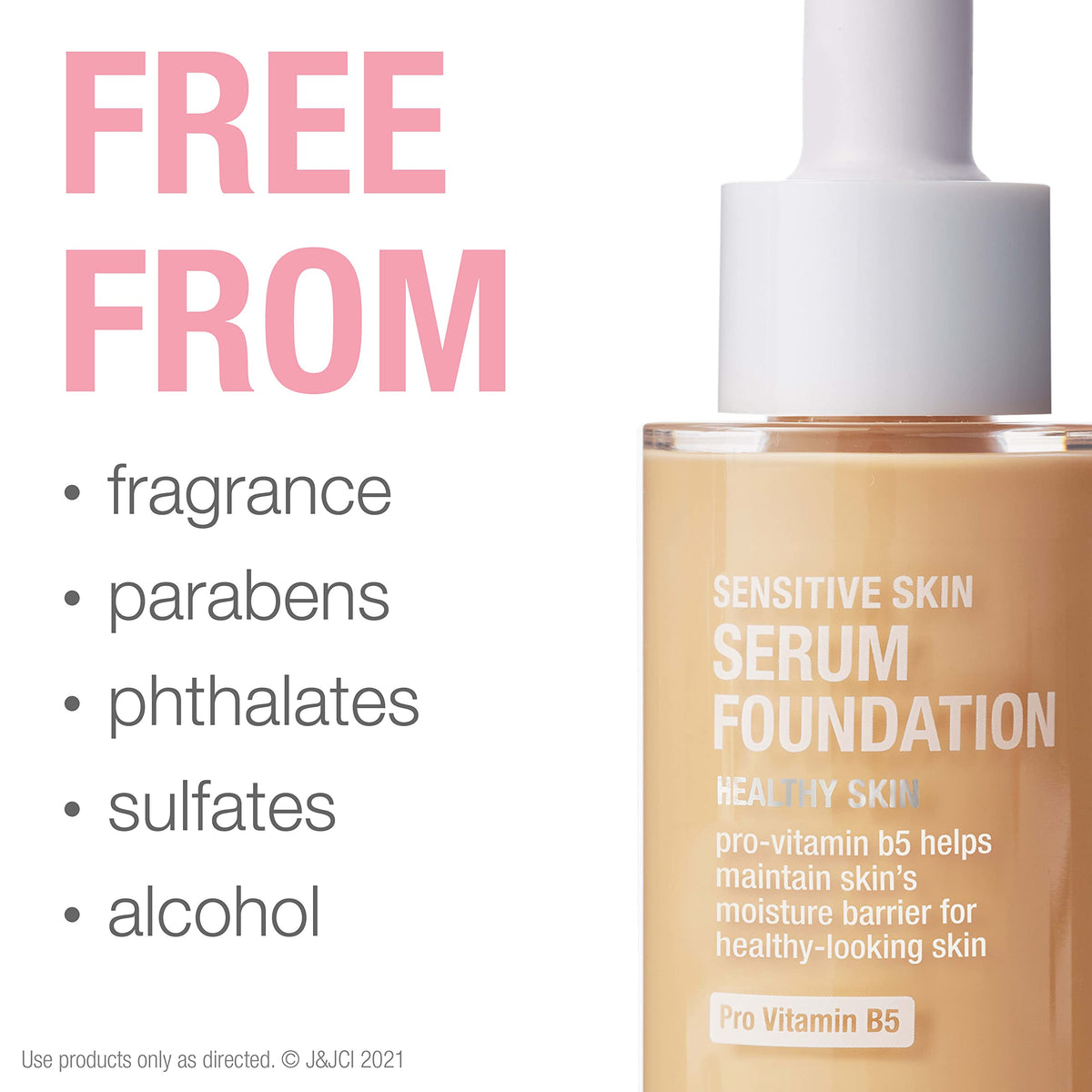 Neutrogena brushed application showing buildable coverage and natural finish benefit