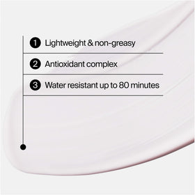 Neutrogena applied to face and neck for invisible finish benefit