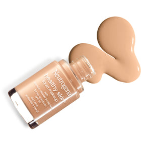 Neutrogena foundation applied on face for natural even coverage