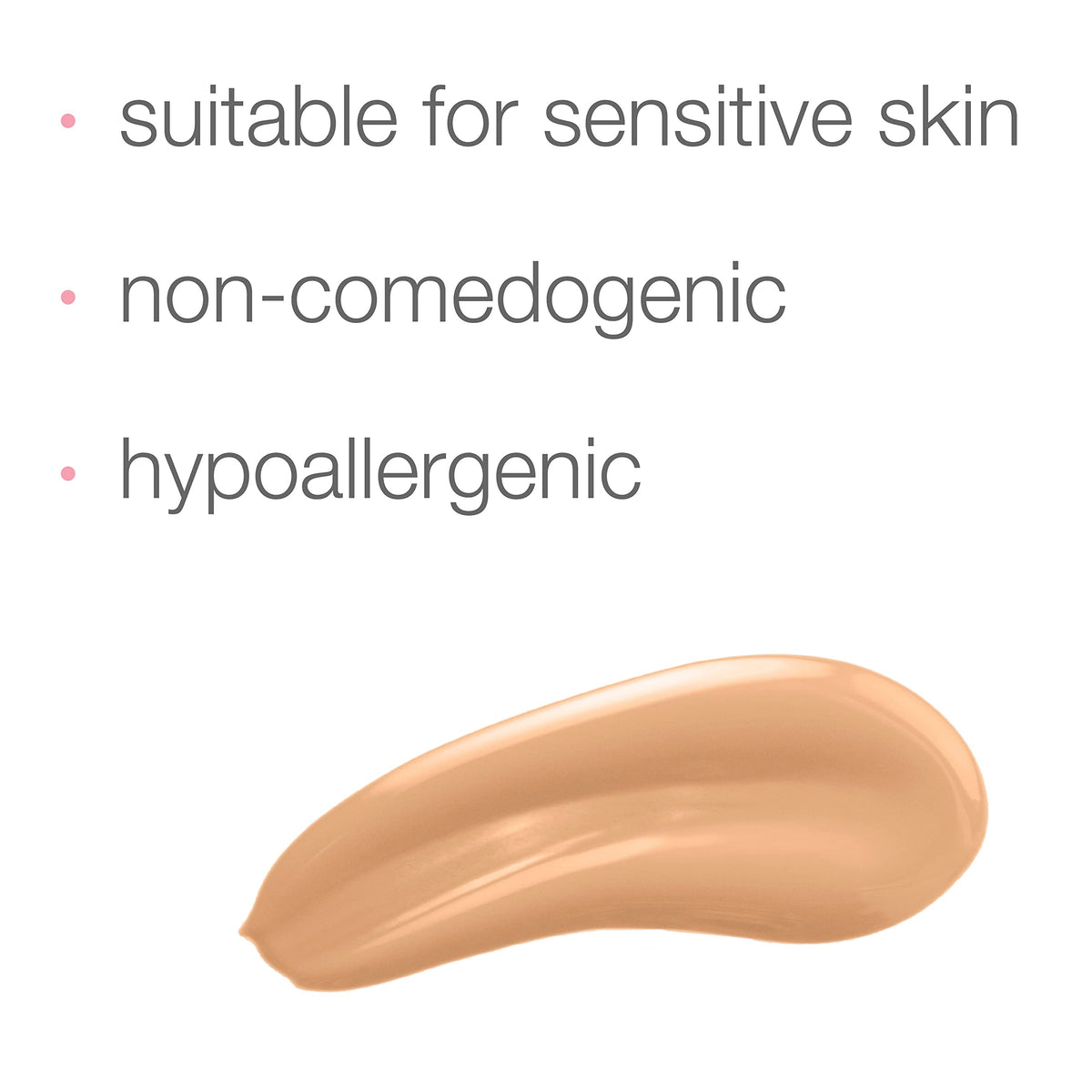Neutrogena product spread with fingers for quick application and hydrated appearance
