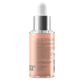 Neutrogena applying product with fingertips illustrating easy blending and priming benefit