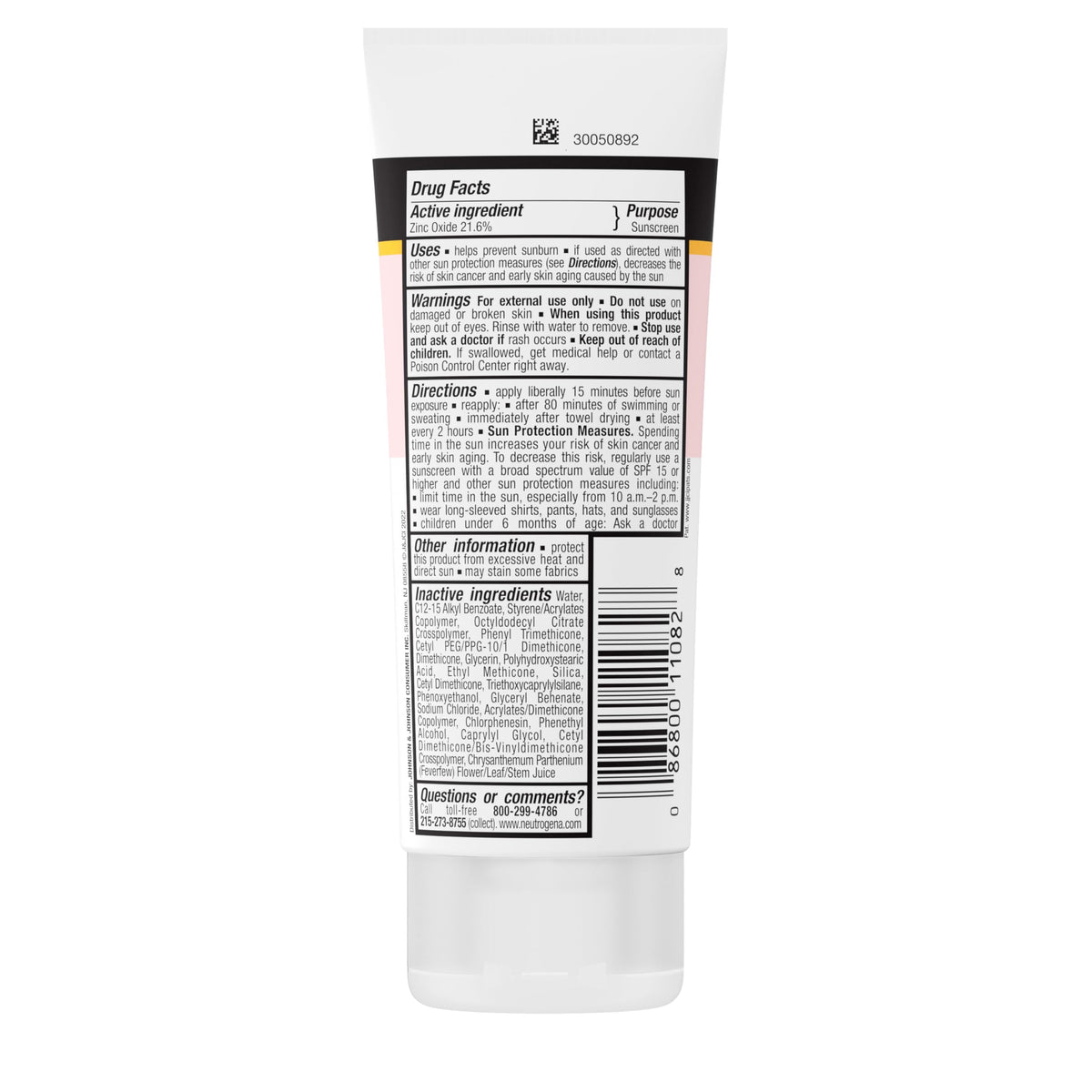 Three Neutrogena tubes arranged to display value pack convenience
