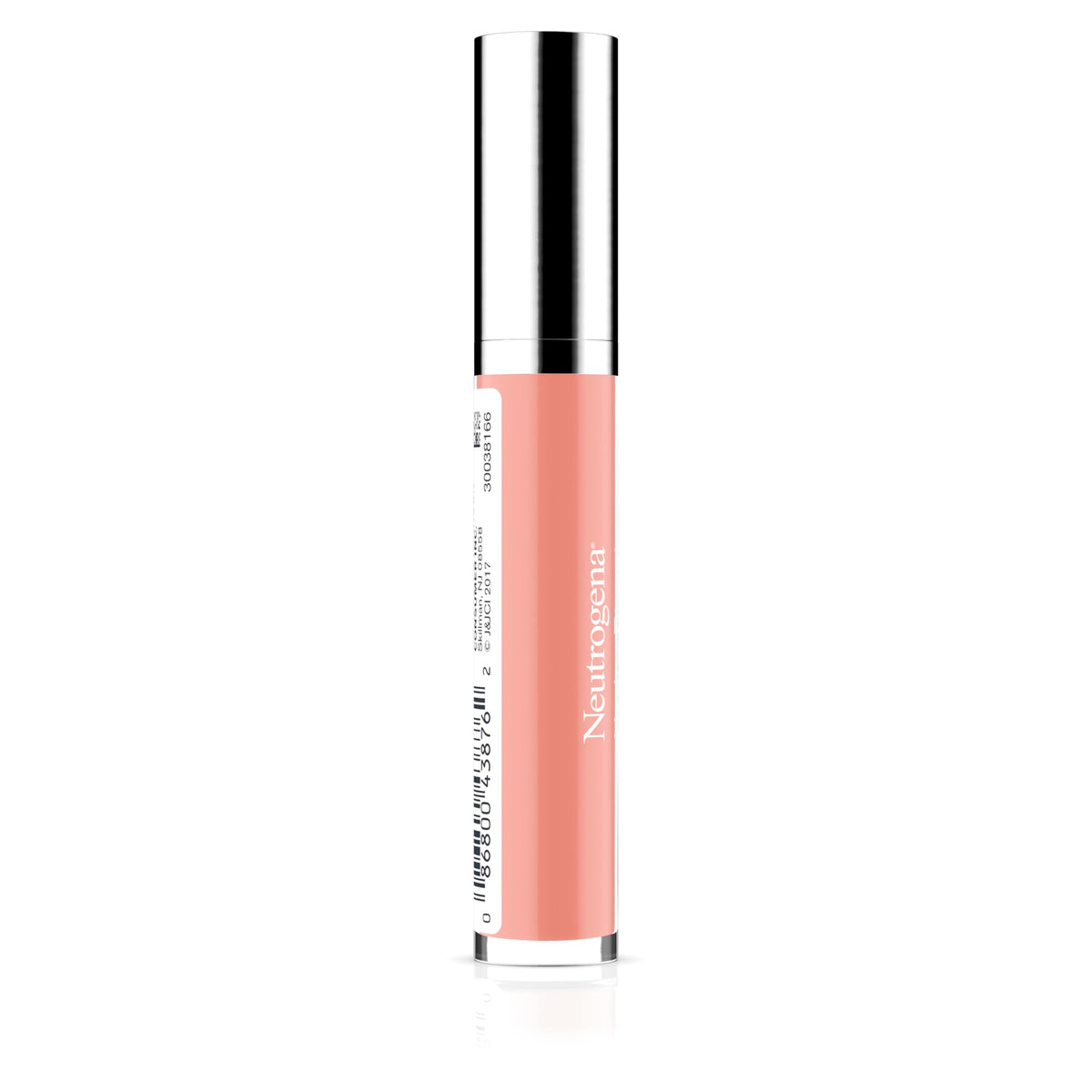 Neutrogena gloss layered over lipstick showing added dimension and glossy finish benefit