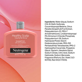 Neutrogena bathroom lifestyle shelf conveying everyday use and refreshed scalp benefit