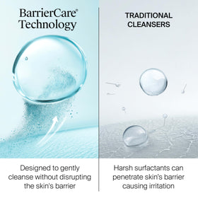Neutrogena bottle staged on bathroom shelf with towel, conveying daily routine convenience