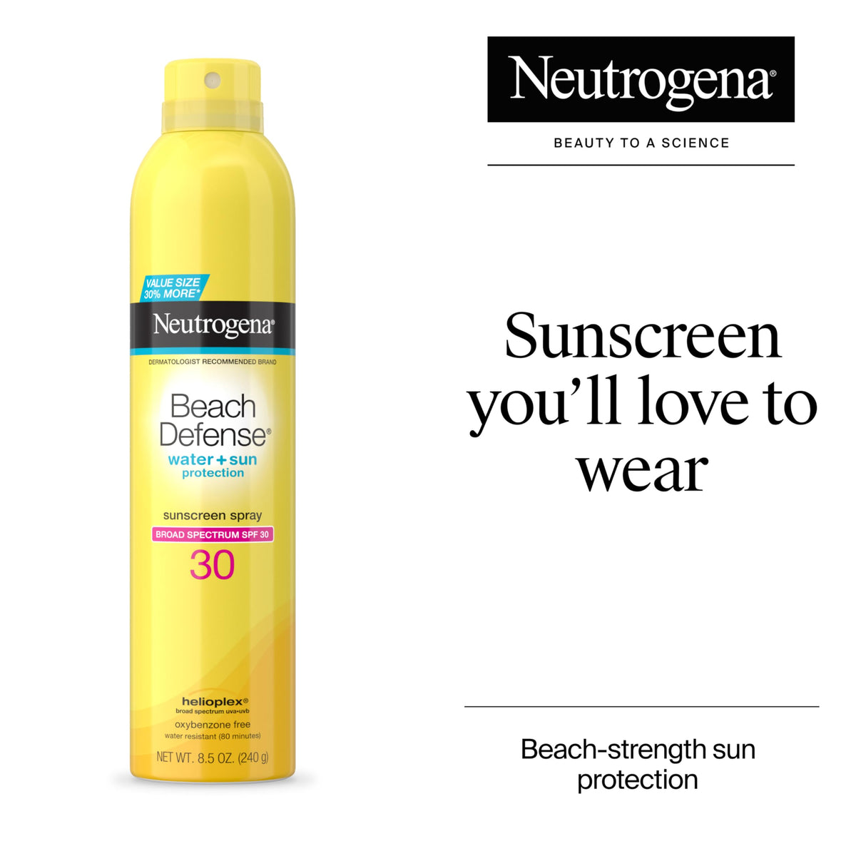 Neutrogena back label detail with ingredients and directions benefit