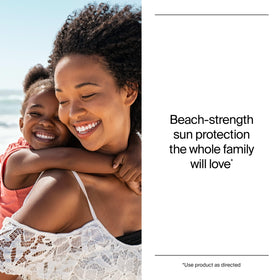 Neutrogena close-up of sunscreen texture showing lightweight, non-greasy feel