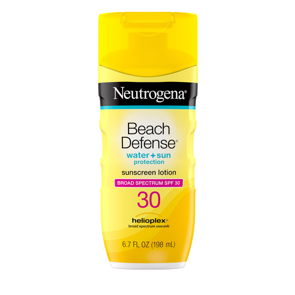 Neutrogena front packaging showing SPF 30 and reef-compliant benefit