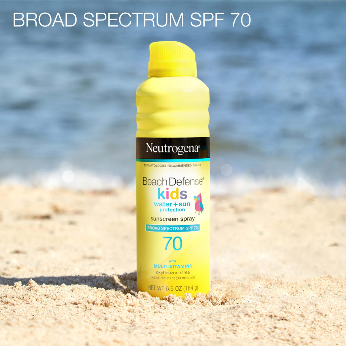 Neutrogena Beach Defense texture on skin showing lightweight, fast-drying finish for comfort