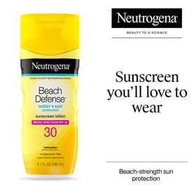 Neutrogena close-up of bottle nozzle for easy dispensing and convenience