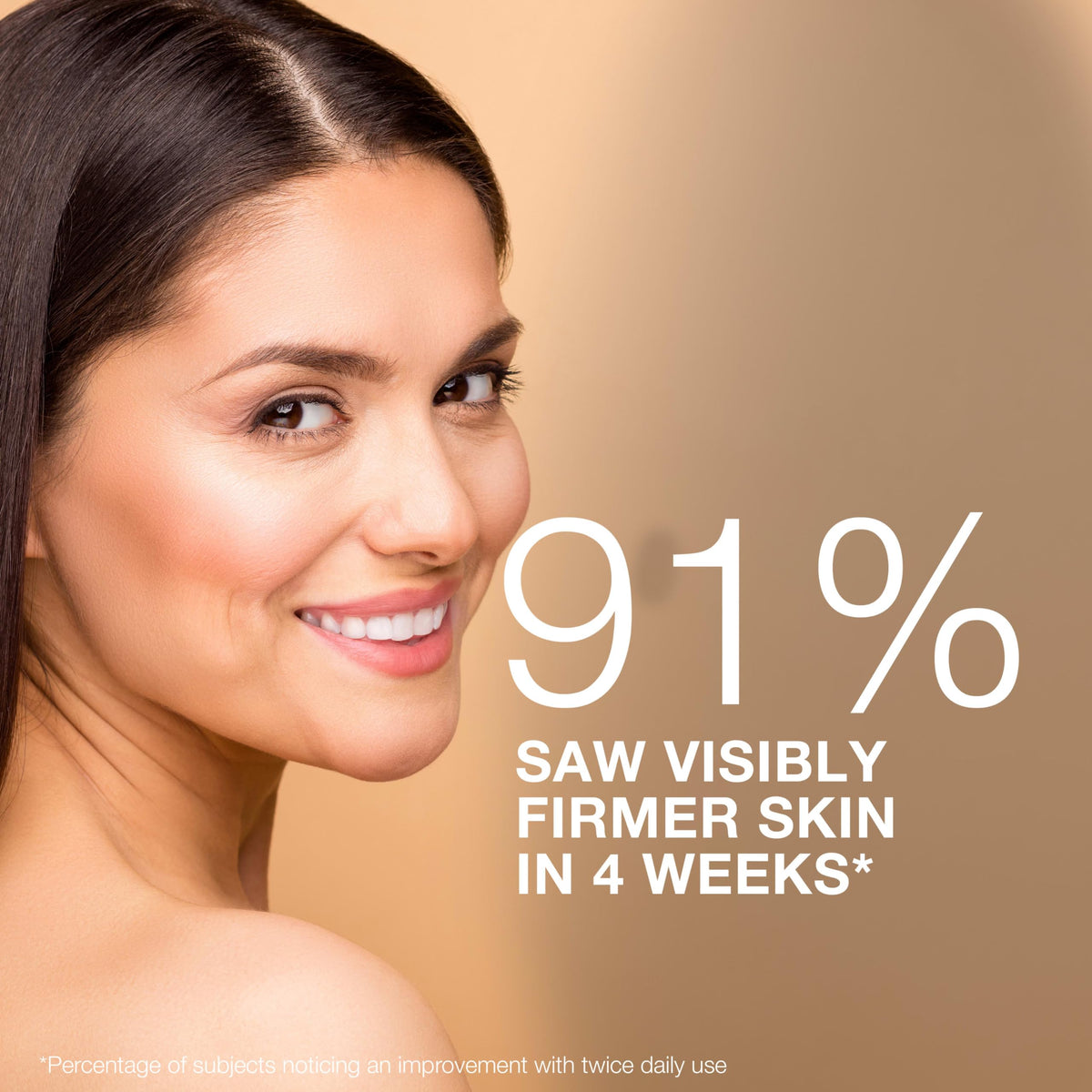 Neutrogena before and after illustration showing reduced puffiness and brighter eyes