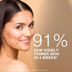 Neutrogena before and after illustration showing reduced puffiness and brighter eyes