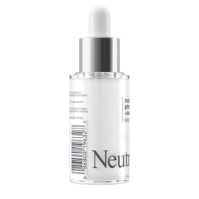neutrogena split before and after showing mattified skin result
