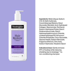 Neutrogena before and after regimen visualizing improved strength