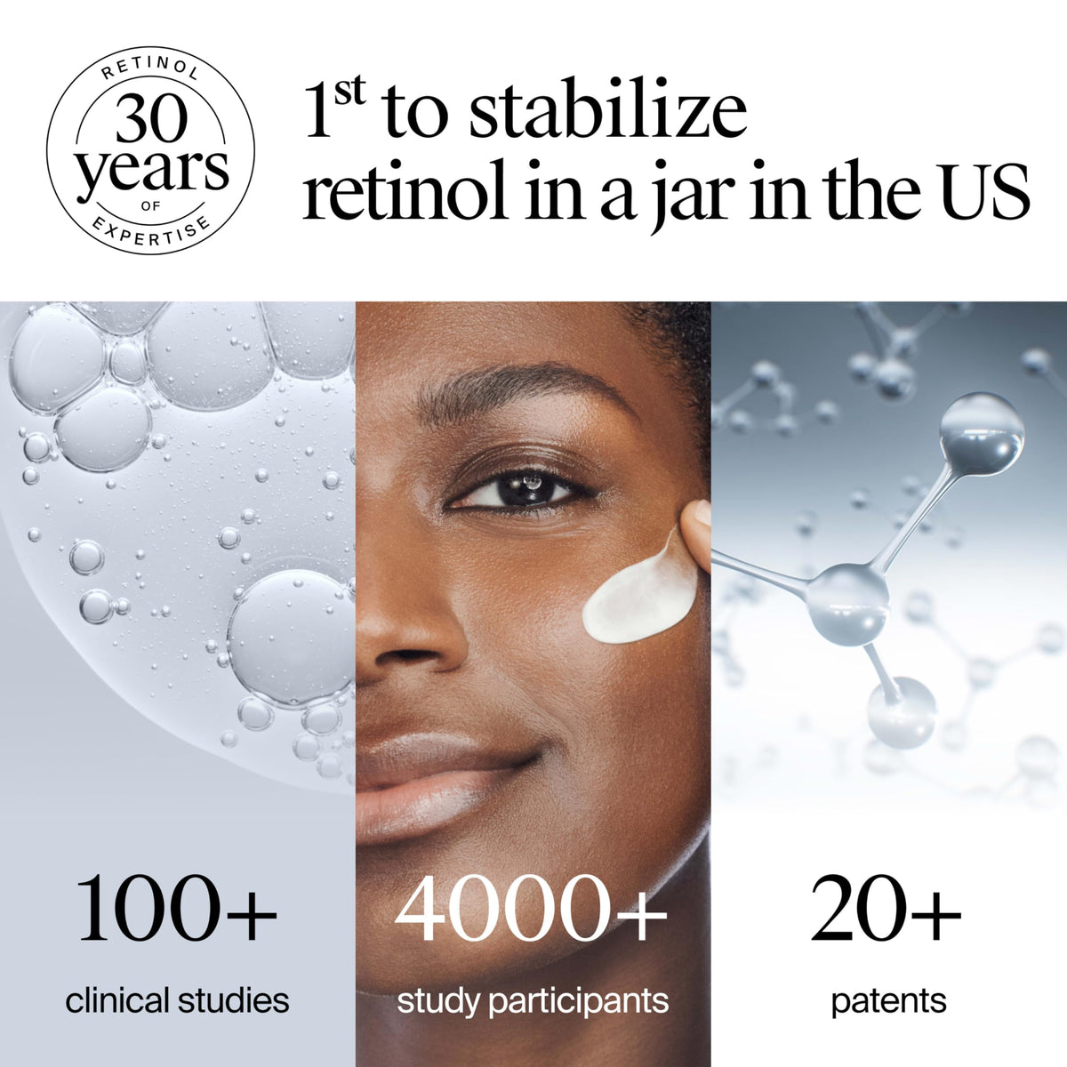 Neutrogena before and after visual scale illustrating visible wrinkle improvement