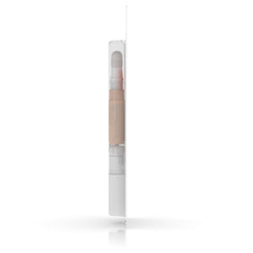 Neutrogena concealer in hand while applying to spot showing targeted coverage advantage