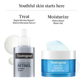 Neutrogena bottle beside a coin for size comparison and convenient travel benefit