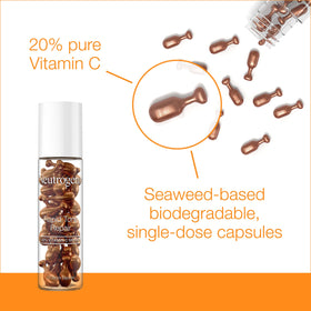 Neutrogena capsules held in hand showing convenient single-use dosing