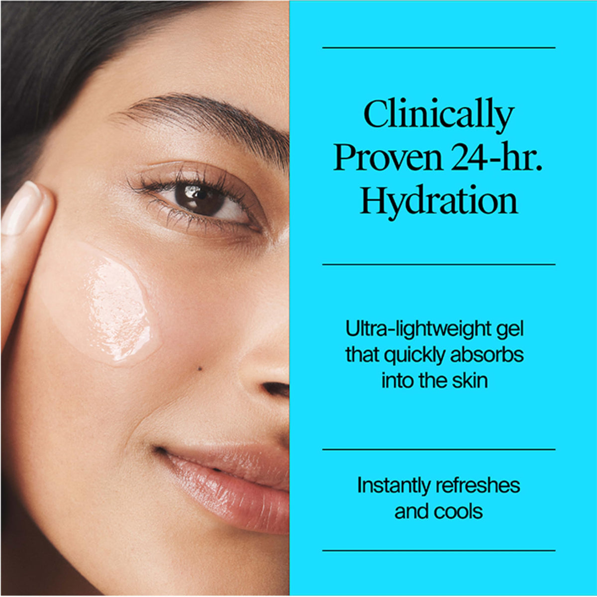 Neutrogena Hydrating Gel Cleanser trial size tube front for travel