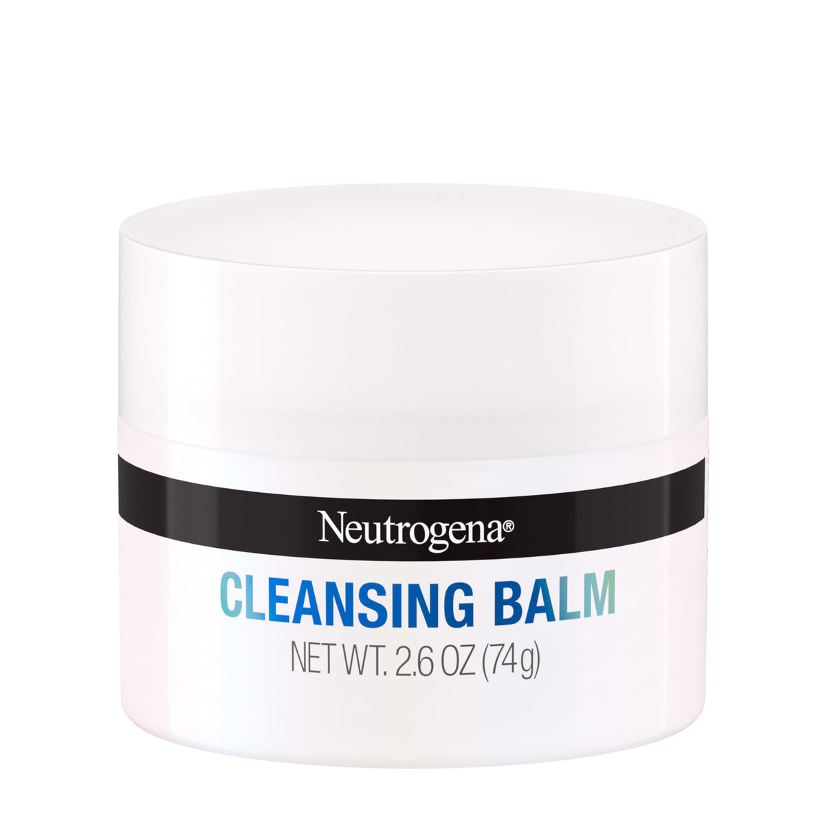 Neutrogena cleansing balm front jar view showing packaging and size benefit