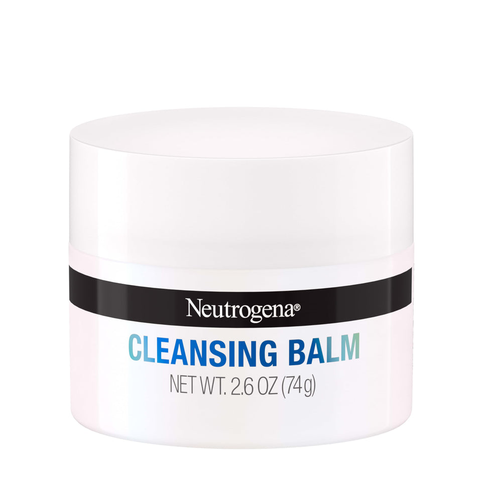 Neutrogena cleansing balm front jar view showing packaging and size benefit