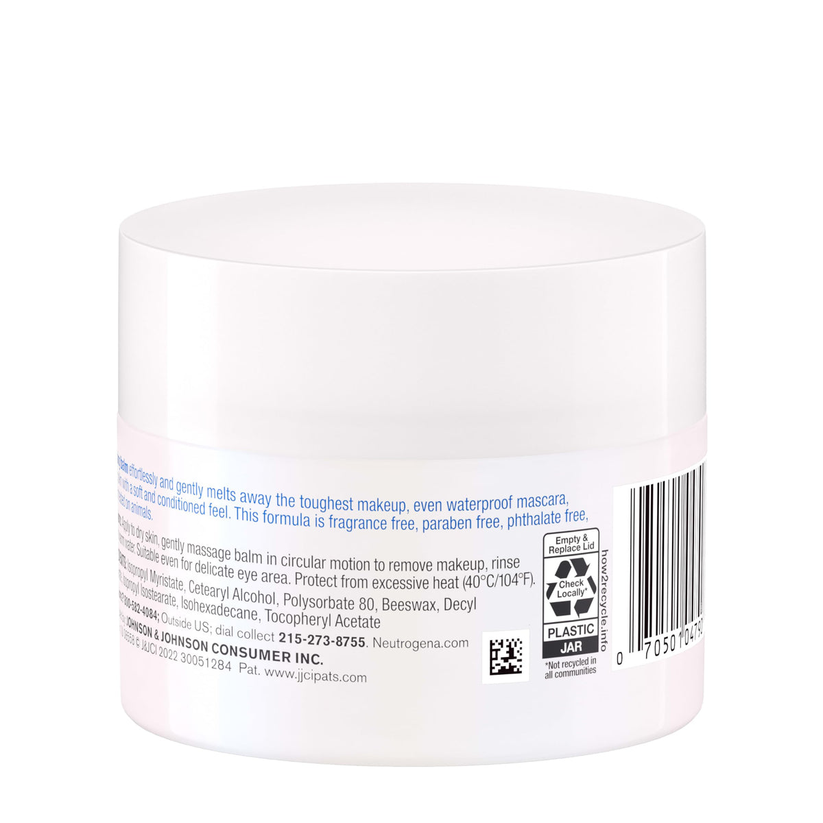 Neutrogena balm on bathroom counter as part of simple evening routine