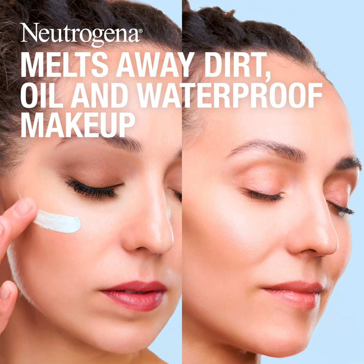 Neutrogena balm texture close-up showing rich melting formula benefit