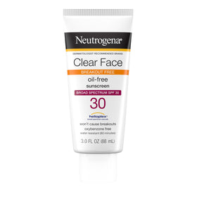 Neutrogena front packaging showing SPF 30 protection and matte claim