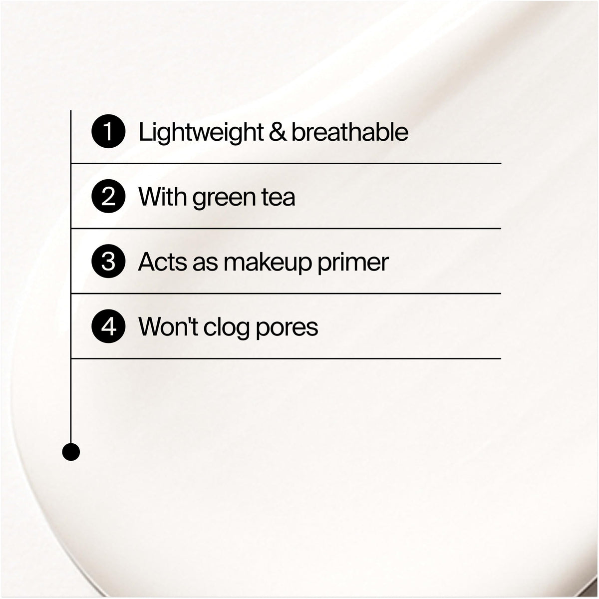 Neutrogena application on hand demonstrating smooth, non-greasy spreadability