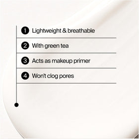 Neutrogena application on hand demonstrating smooth, non-greasy spreadability