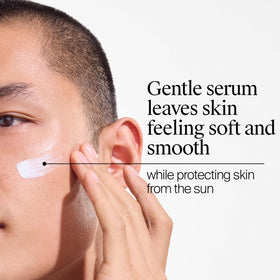 Neutrogena serum texture close-up illustrating lightweight, fast-absorbing finish