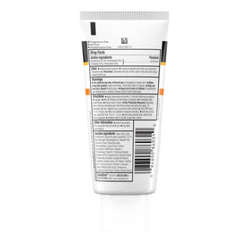 Neutrogena SPF seal detail emphasizing broad-spectrum protection