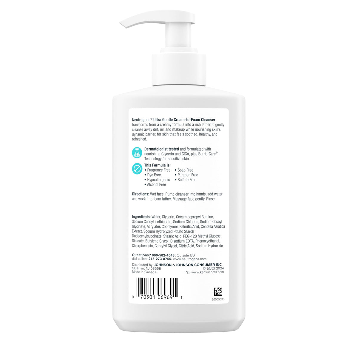 Neutrogena dermatologist-tested badge and product, signaling clinical testing reassurance